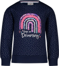 Salt and Pepper Sweatshirt mit Regenbogen Applikation für Mädchen