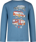 Salt and Pepper Langarmshirt mit Rettungsfahrzeugen Print für Jungen