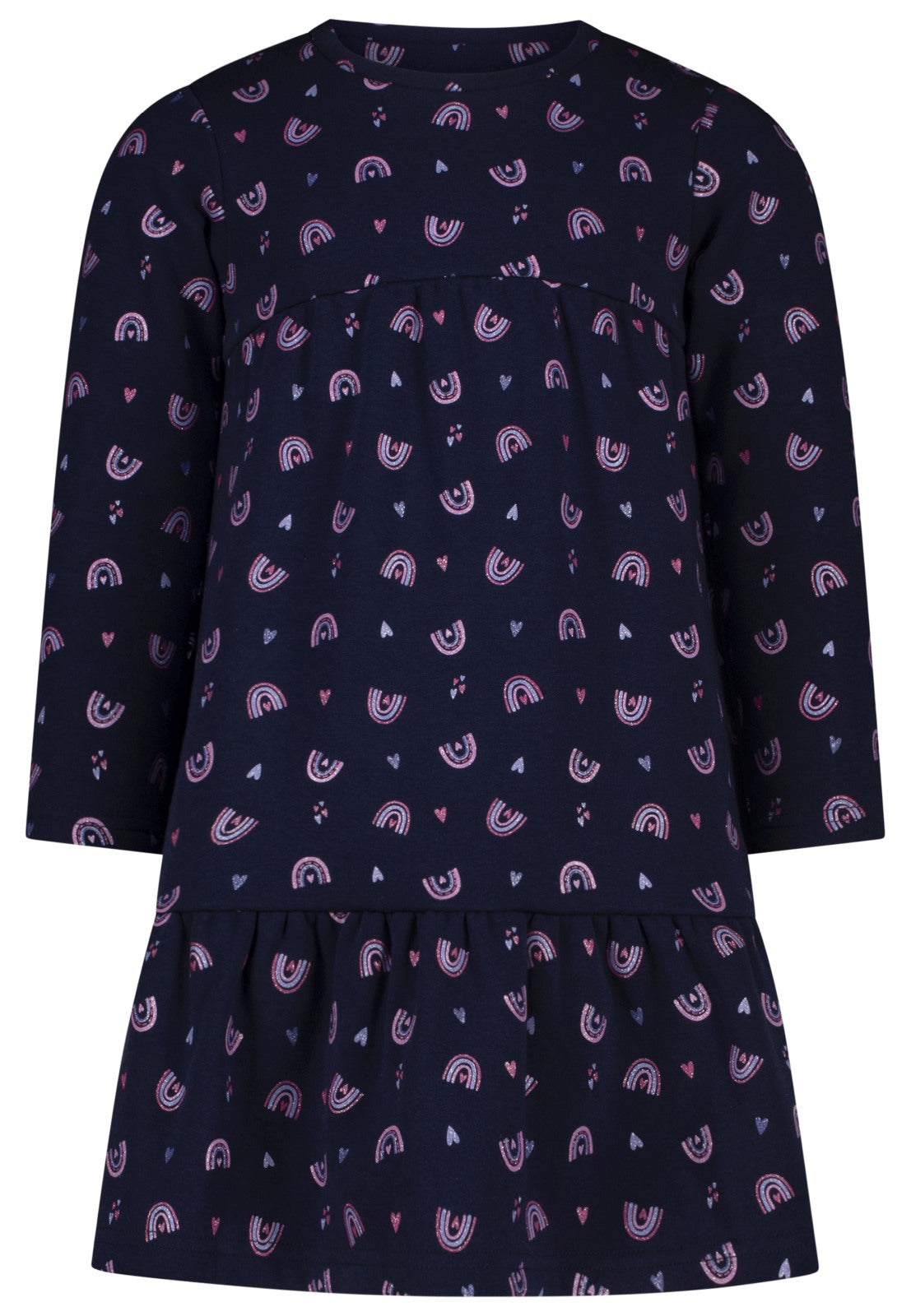 Salt and Pepper Thermo Kleid mit glitzerndem Regenbogen Print für Mädchen