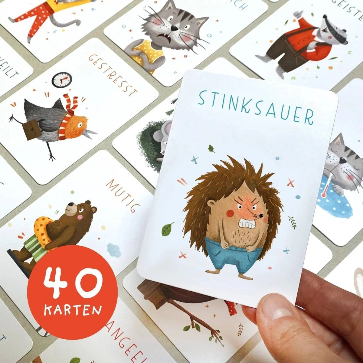 Gefühlskarten für Kinder "Starke Gefühle"