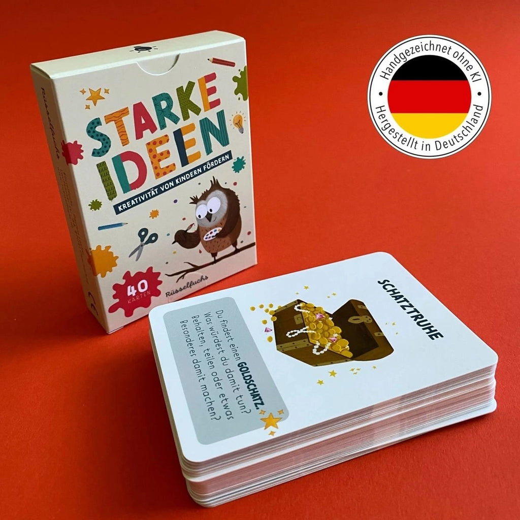 Kreativitätskarten für Kinder "Starke Ideen"