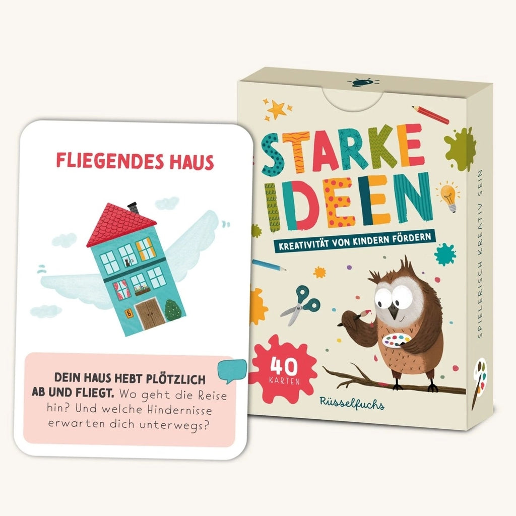 Kreativitätskarten für Kinder "Starke Ideen"
