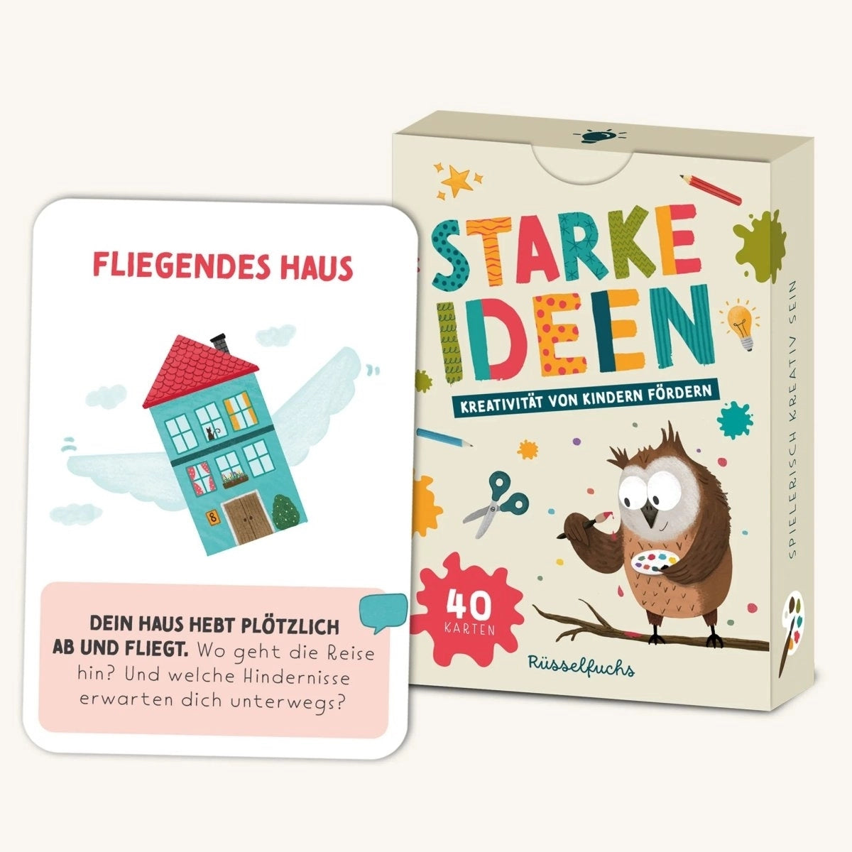 Kreativitätskarten für Kinder "Starke Ideen"