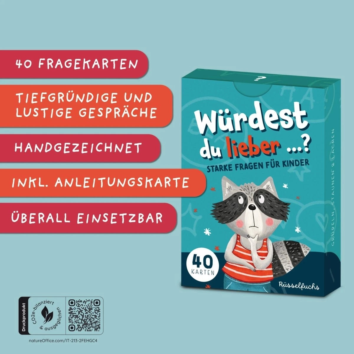 Würdest du lieber Kartenspiel "Starke Fragen für Kinder"