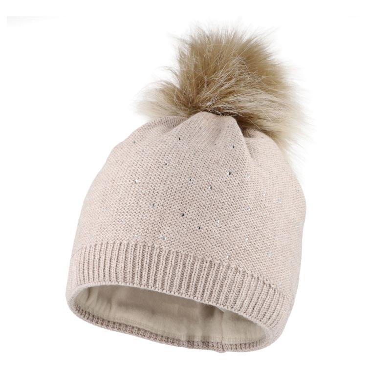 Maximo KIDS GIRL-Mütze, Pompon