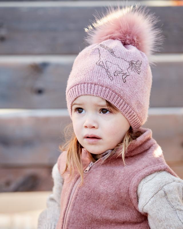 Maximo MINI GIRL-Mütze Pferd