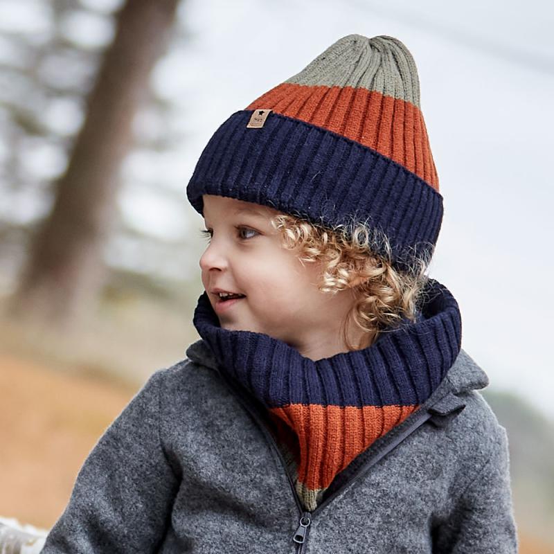 Maximo KIDS-Beanie Streifen