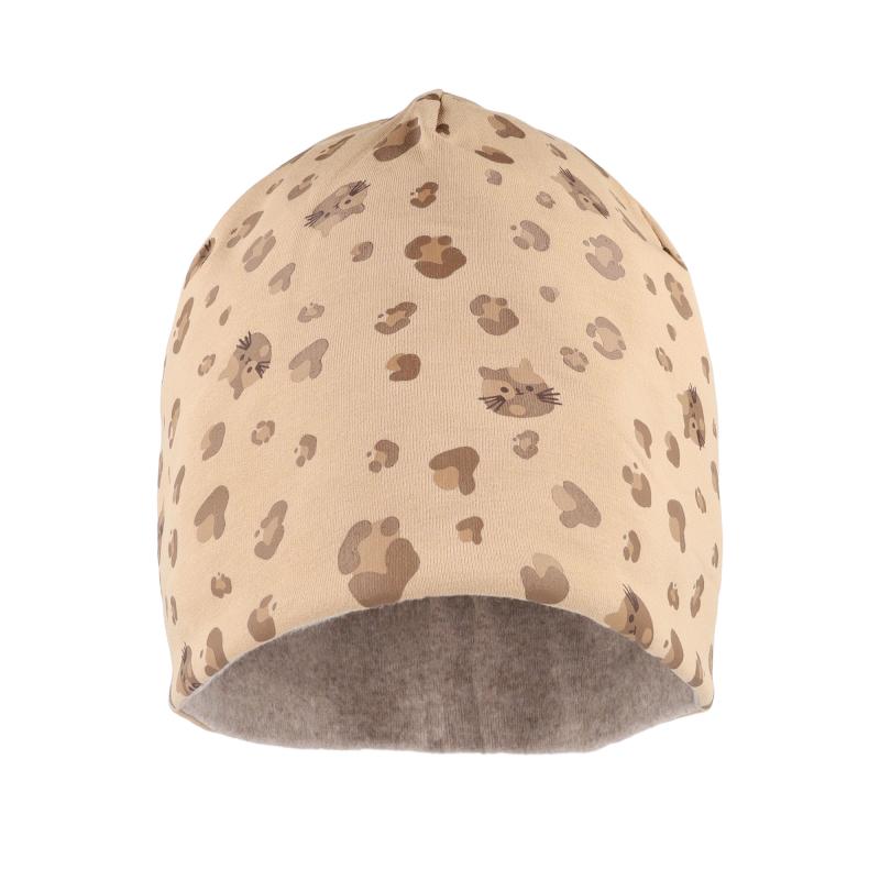 Maximo MINI GIRL-Beanie Druck Katze,