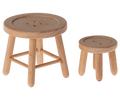 Maileg Tisch und Hocker Set, Maus