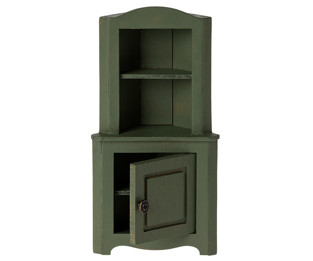 Maileg Eckschrank, Maus - Dunkelgrün