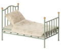 Maileg Vintage Einzelbett, Maus - Mint