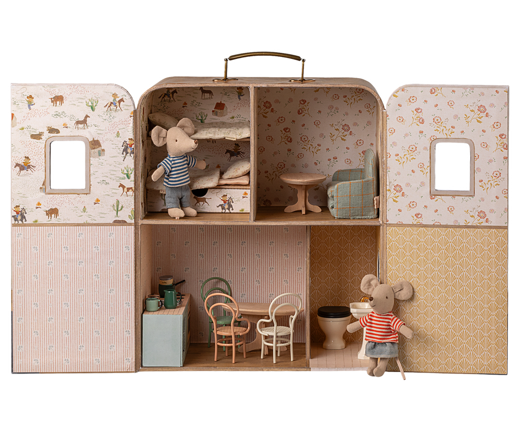 Maileg SuitCasa, Kleine Schwester und Bruder Maus