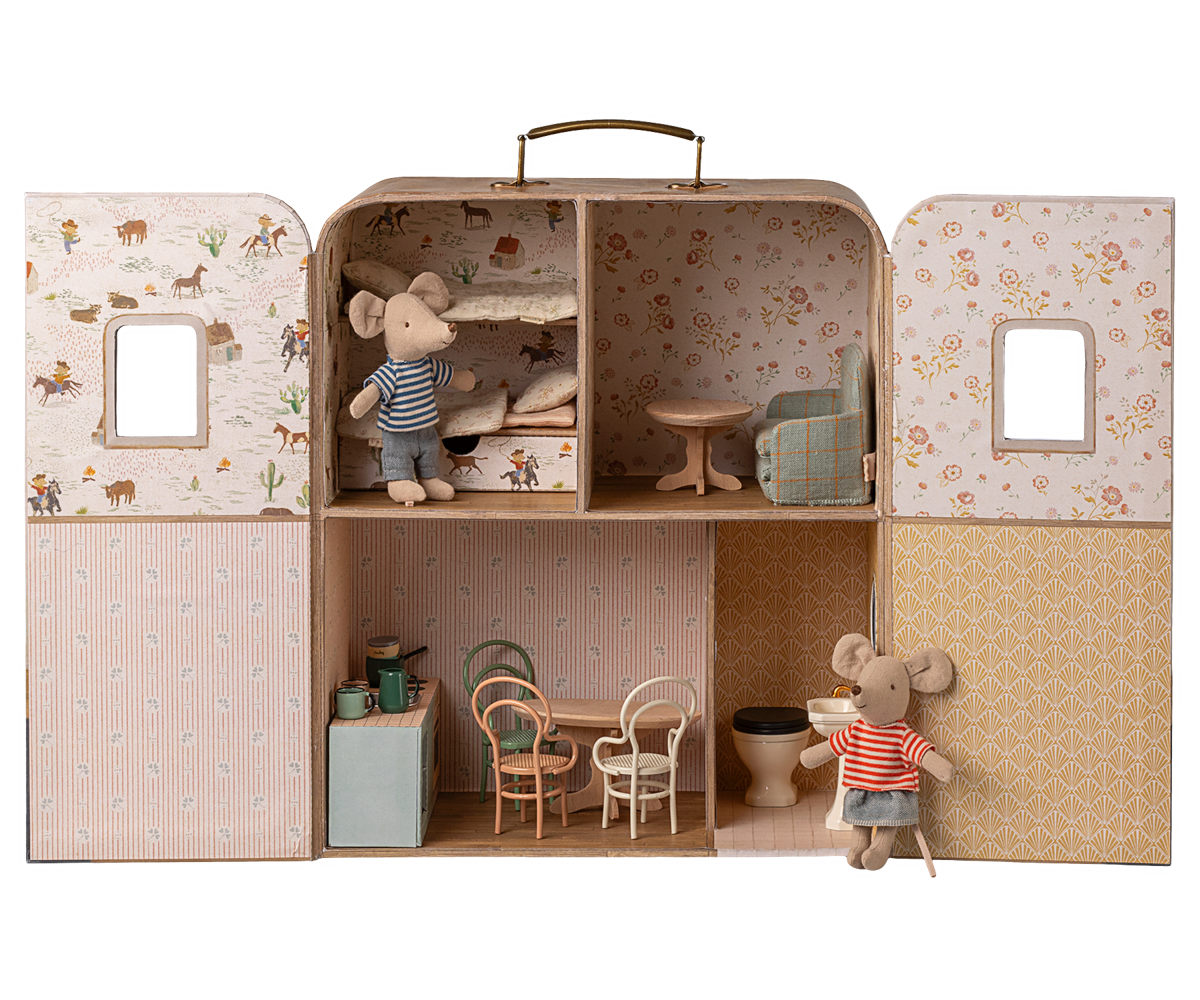 Maileg SuitCasa, Kleine Schwester und Bruder Maus