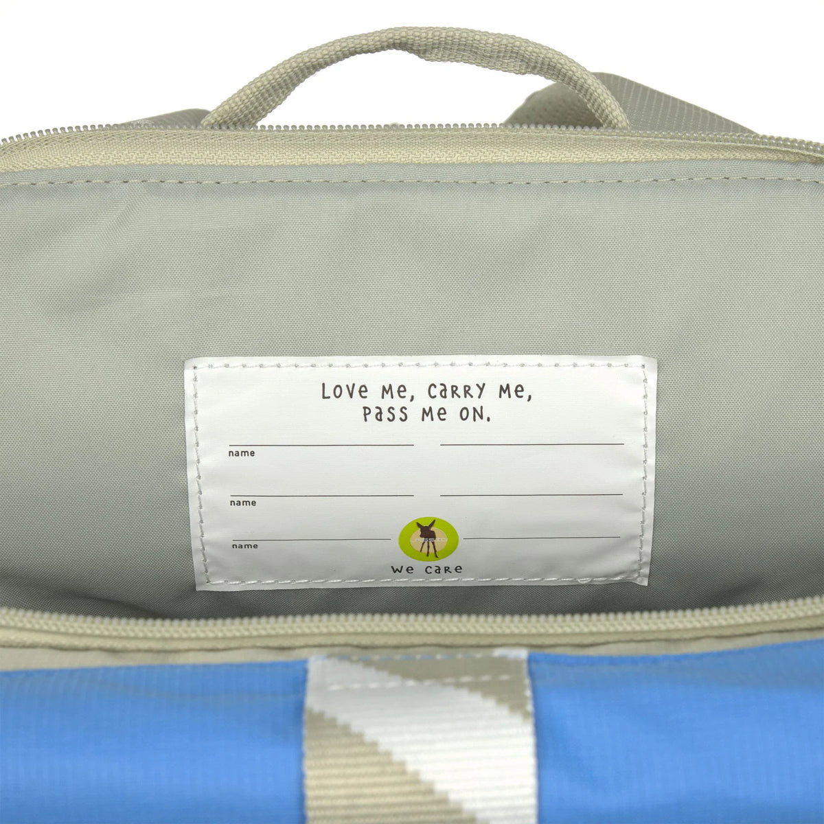 Lässig Kinderrucksack Rolltop - Sunny Explorer, Grün Blau