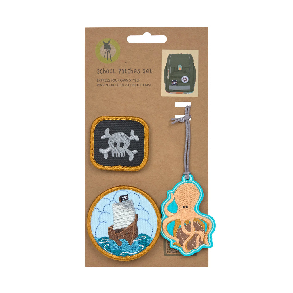 Lässig Anhänger & Patches - Schul Set Unique, Pirat