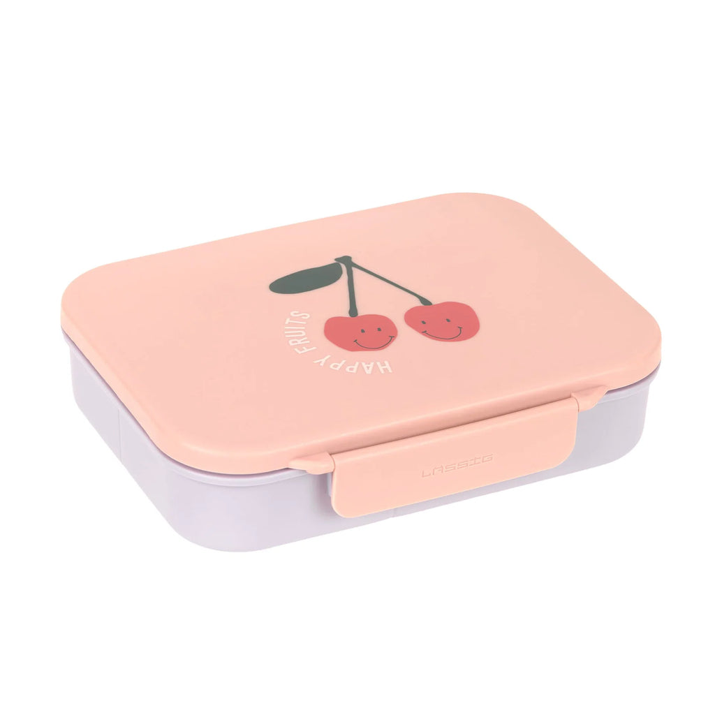 Lässig Brotdose Kinder - Bento Lunchbox, Happy Fruits Kirsche