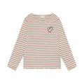 Minymo T-Shirt Langarmshirt Y/D Rib