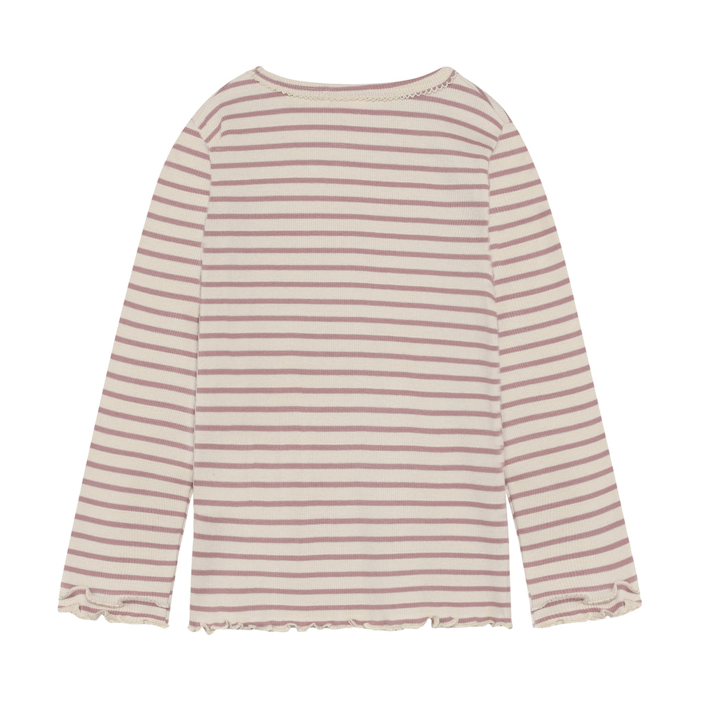 Minymo T-Shirt Langarmshirt Y/D Rib