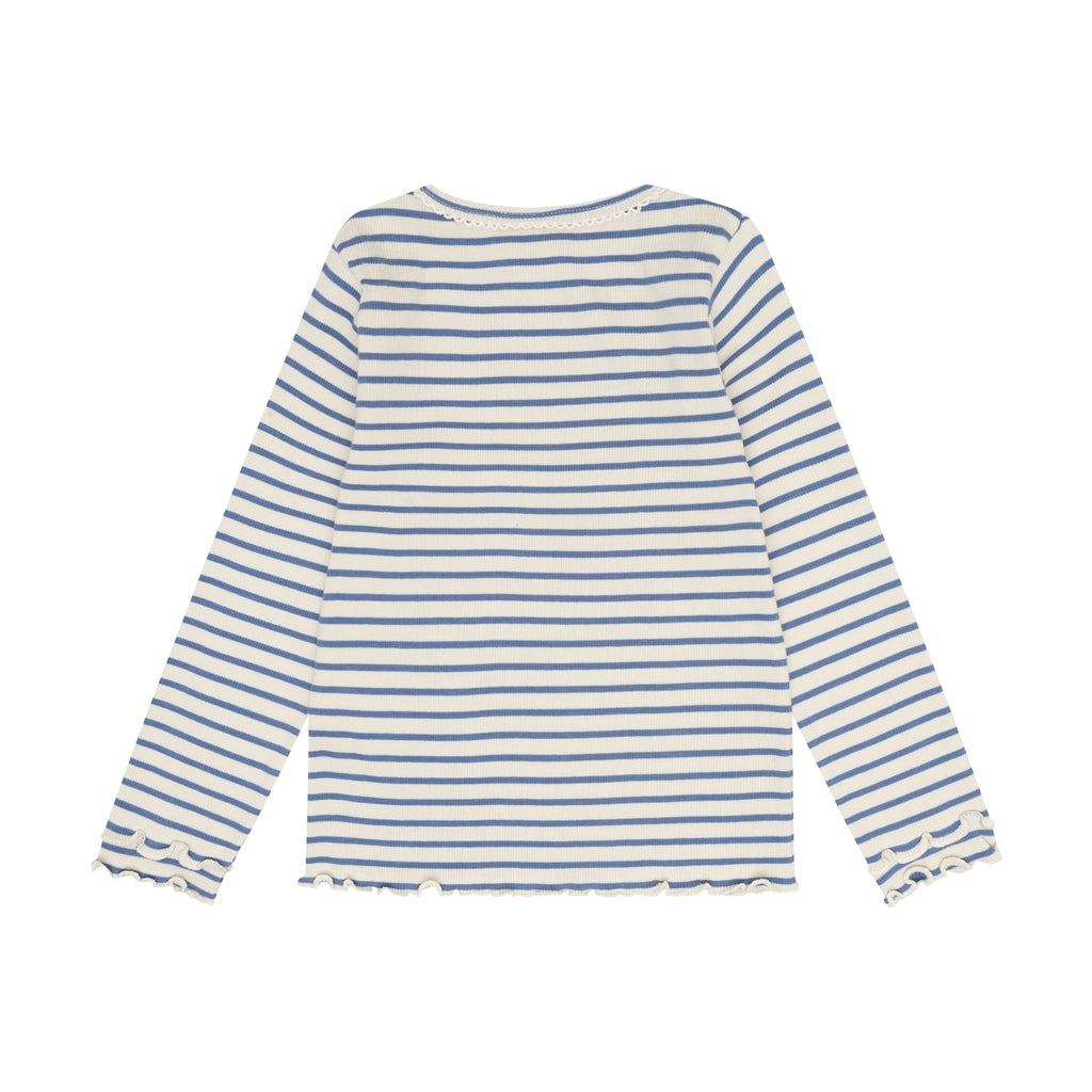 Minymo T-Shirt Langarmshirt Y/D Rib