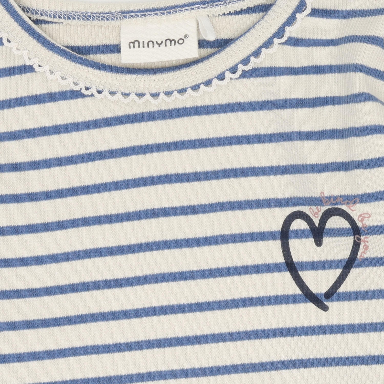 Minymo T-Shirt Langarmshirt Y/D Rib