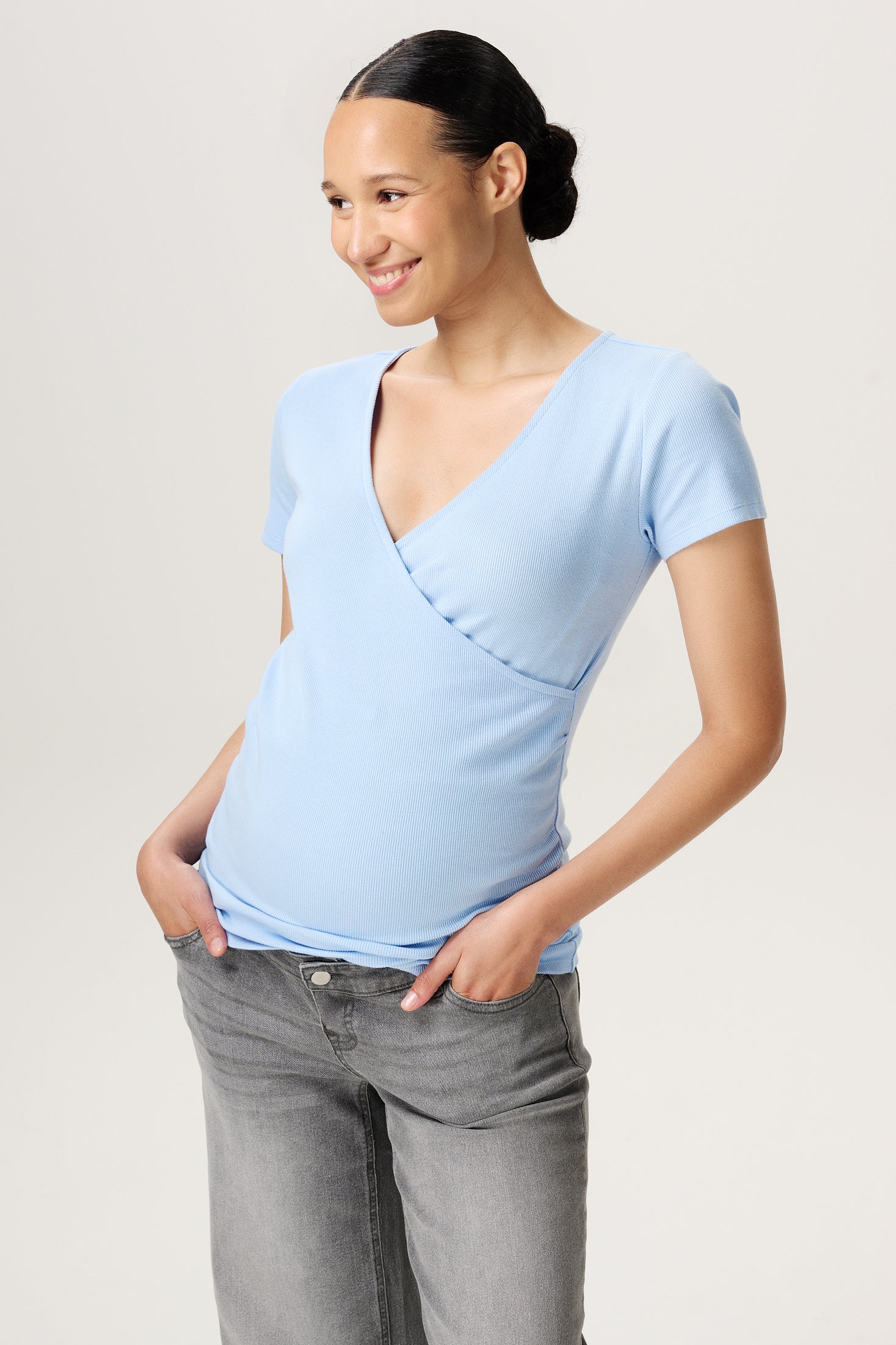 Noppies T-Shirt Sanson nursing rib top SS