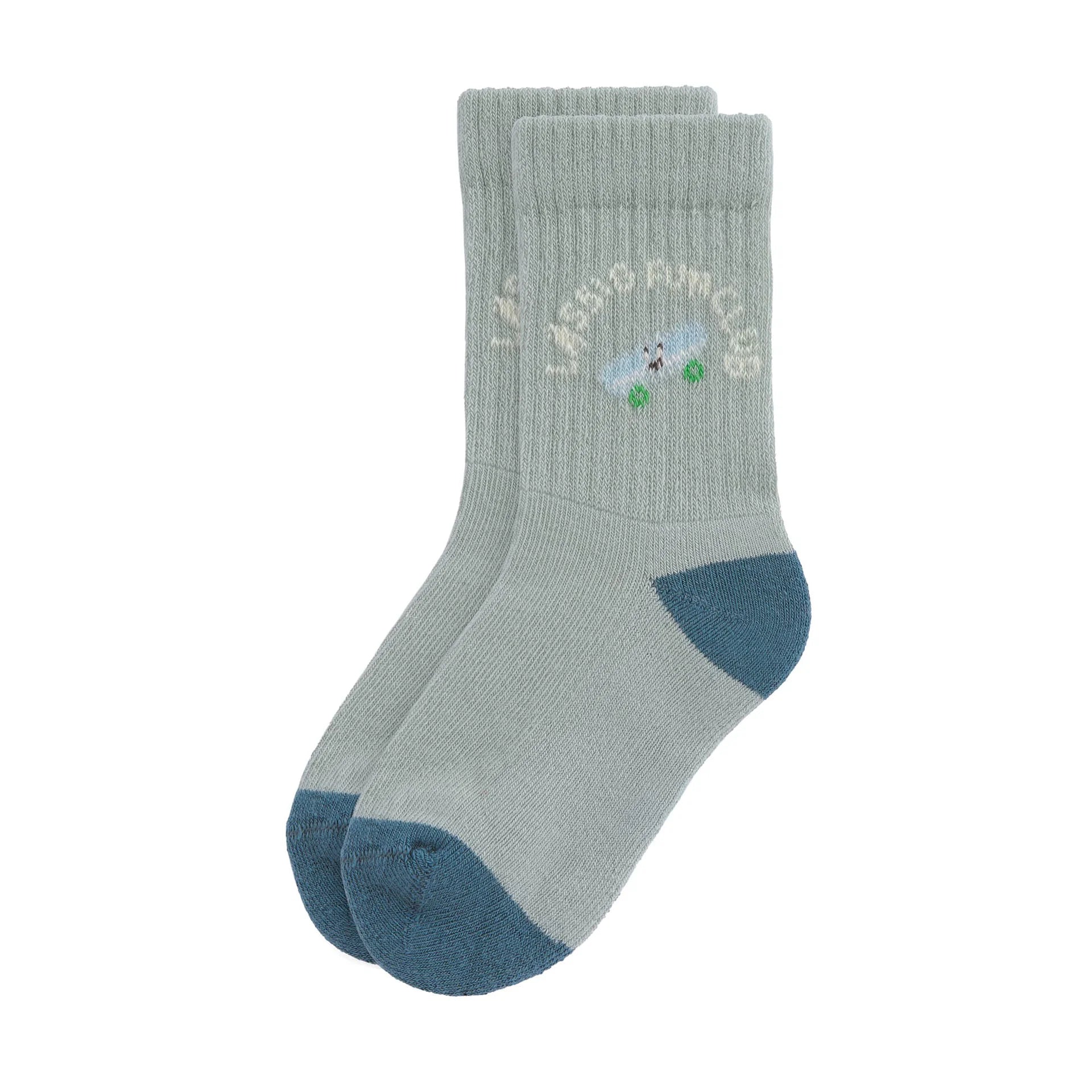 Lässig Kinder Tennis Socken 3er-Set - Bio Baumwolle, Skateboard