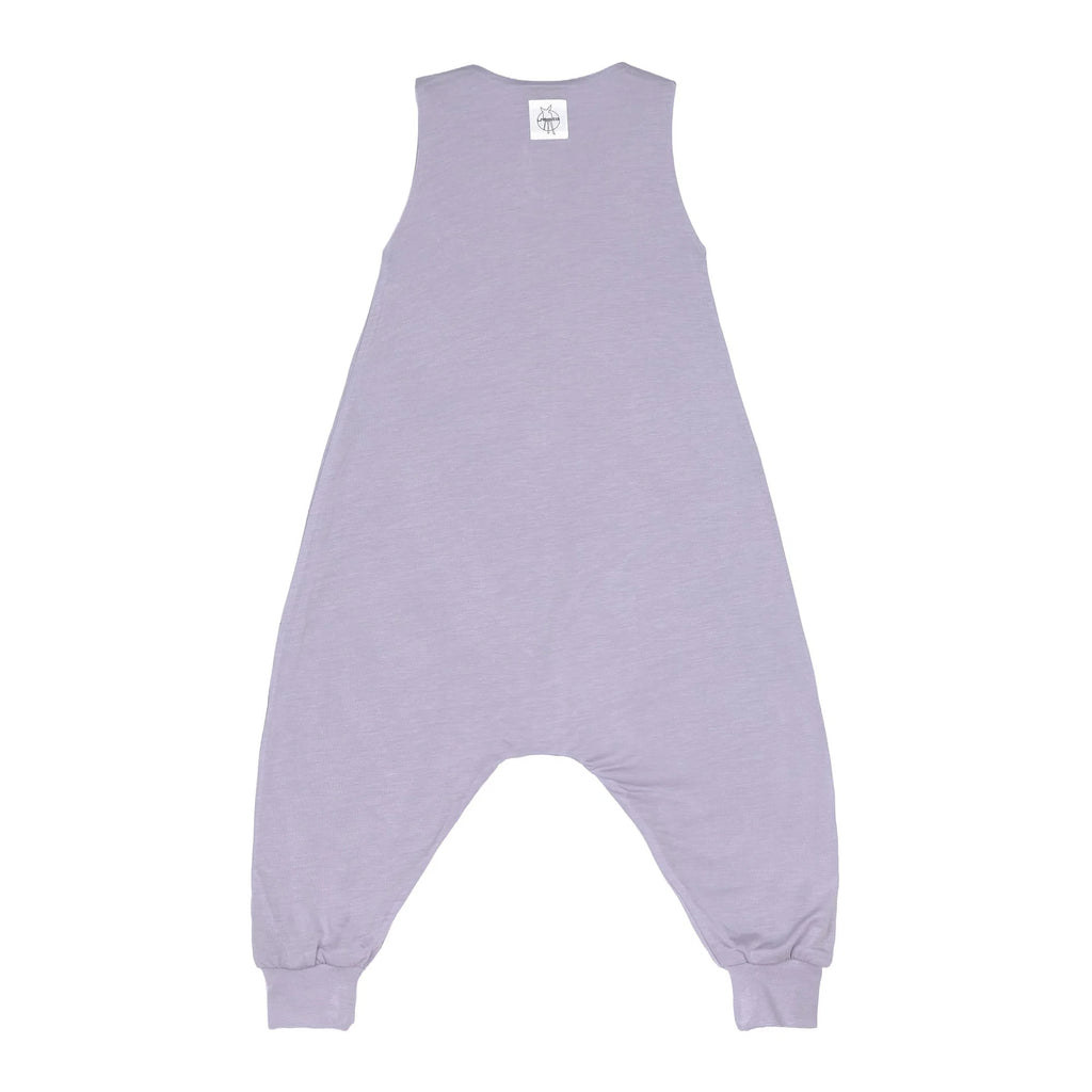 Lässig Kinder Schlafoverall 0.5 TOG - Katze, Pastell Lila