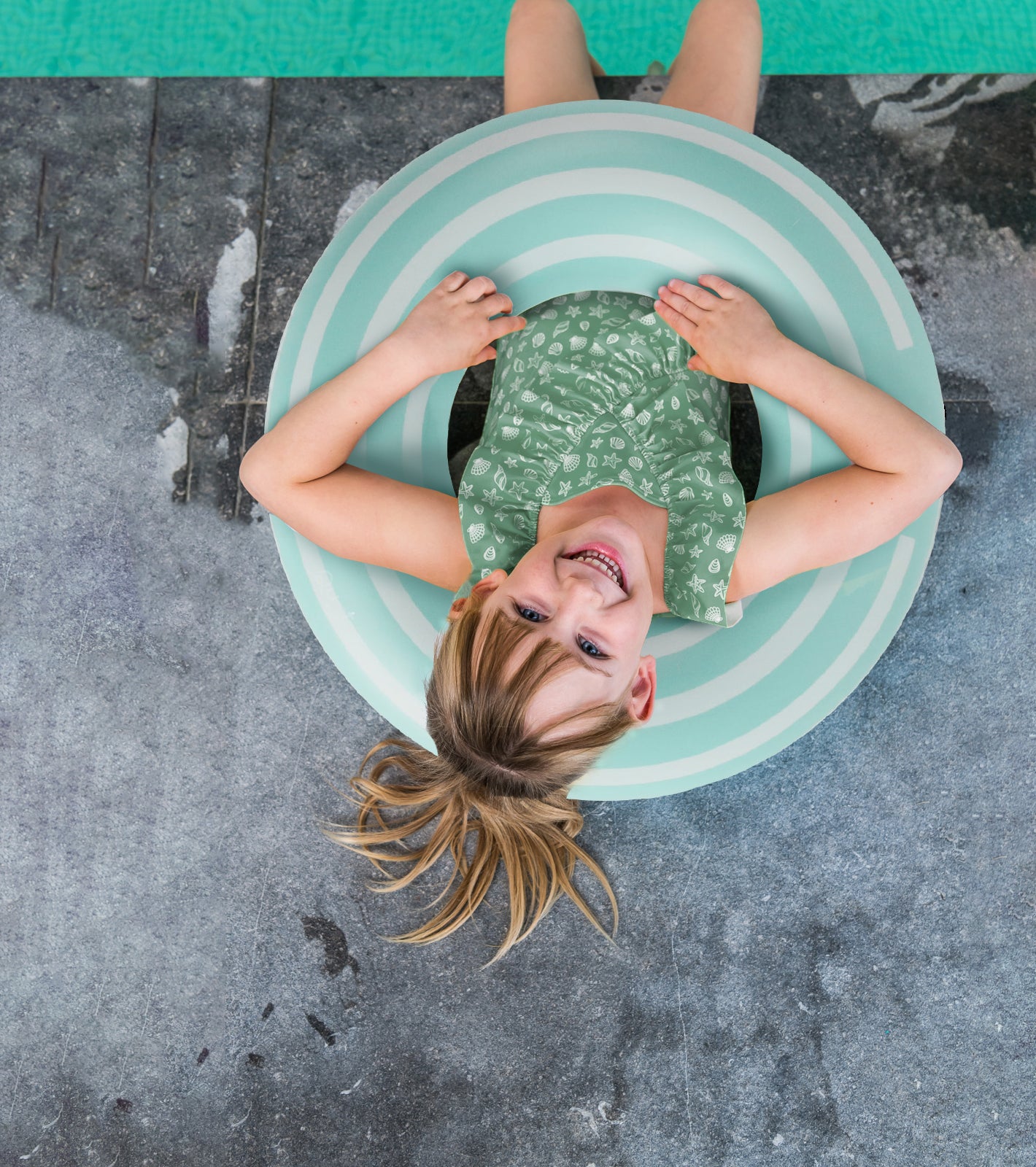 Quut Swim ring 60cm - Garden Green