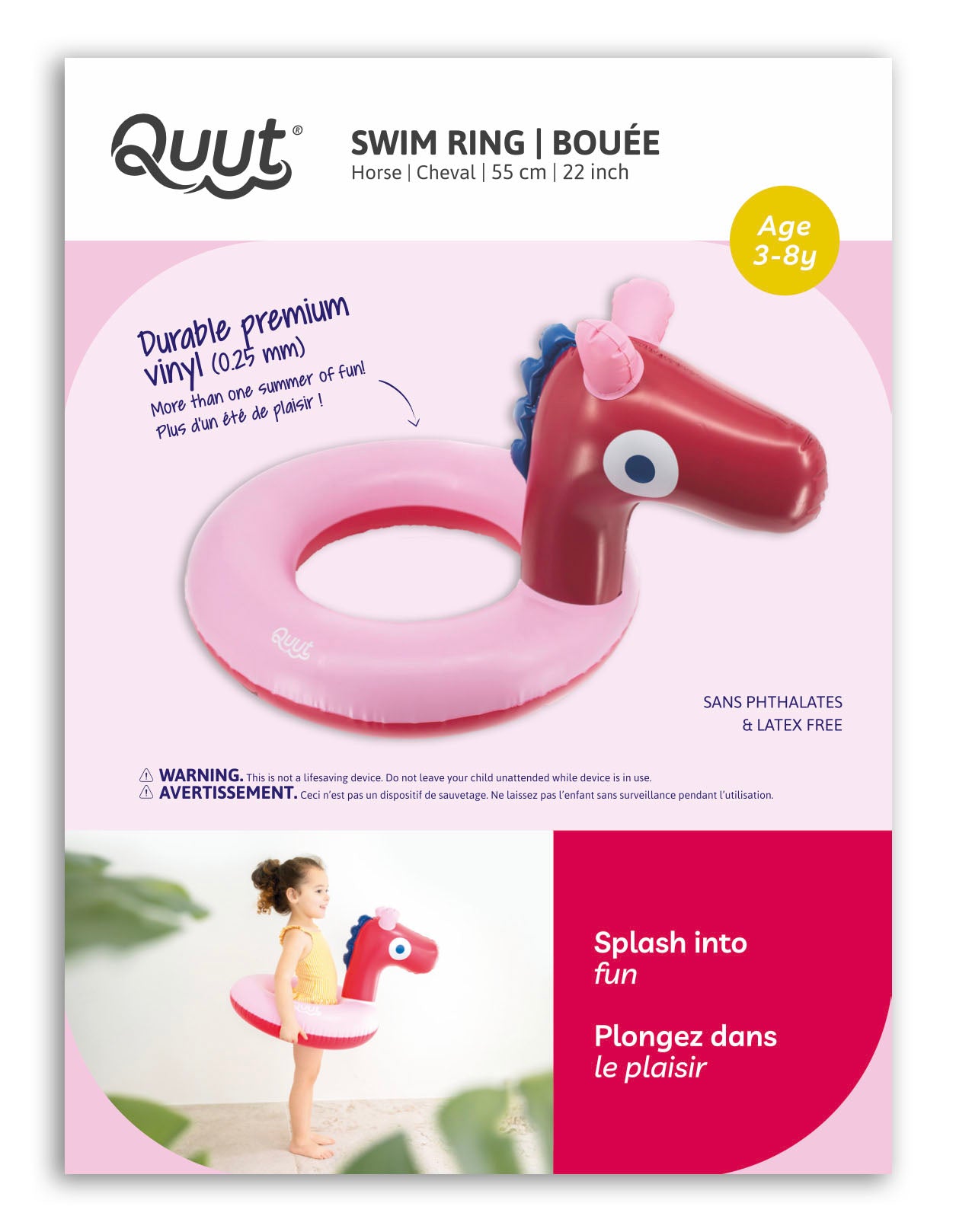 Quut Swim ring Horse 55cm