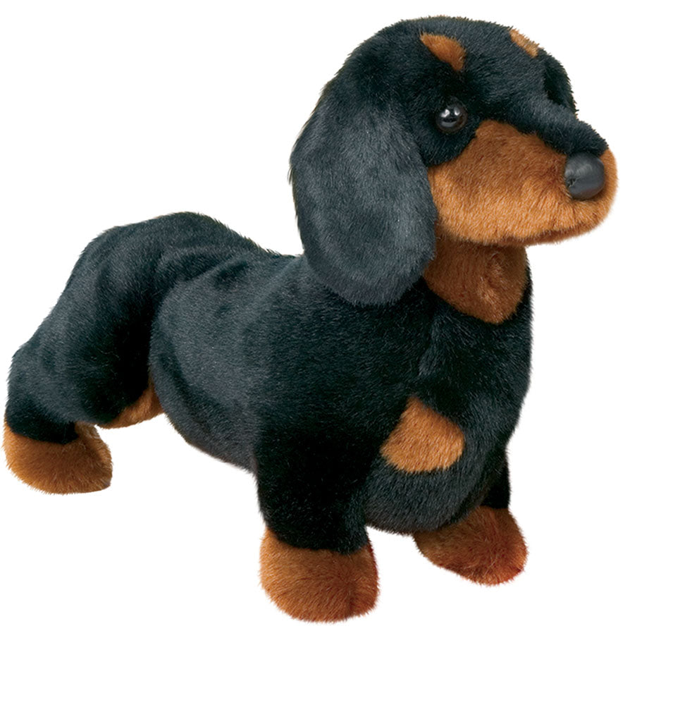 Douglas Toys Spats BK/TN DACHSHUND
