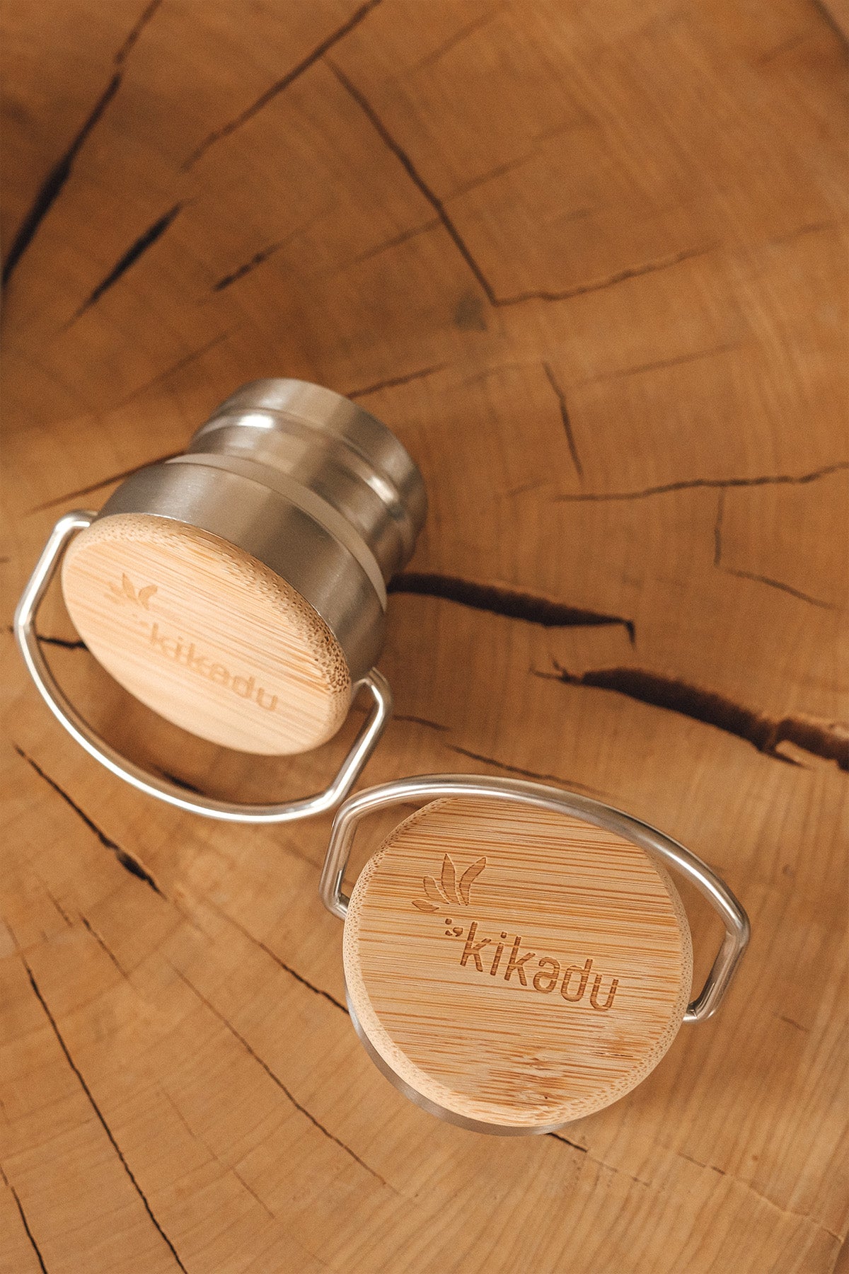 Kikadu Trinkflasche Löwe Olive