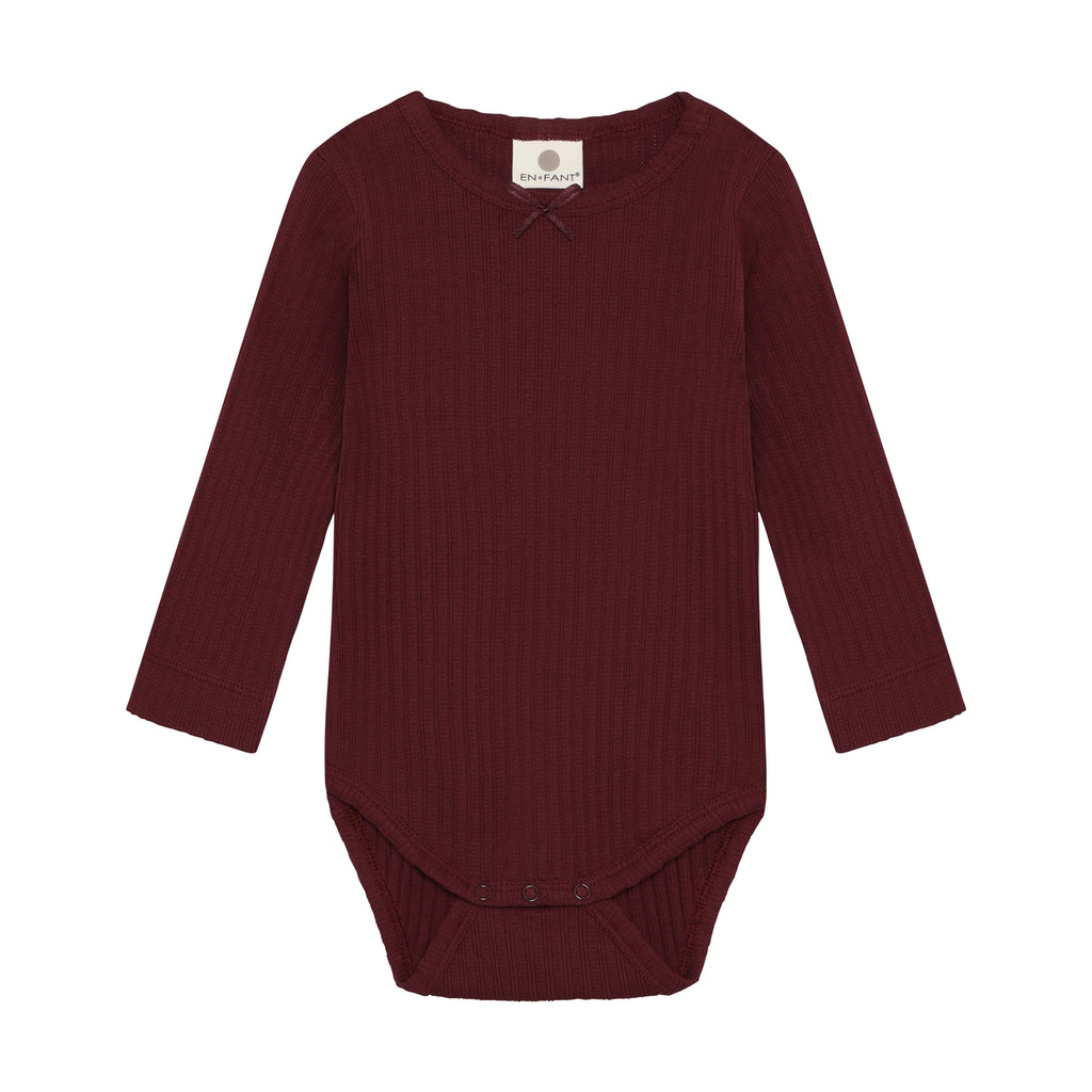 En Fant Body LS Pointelle