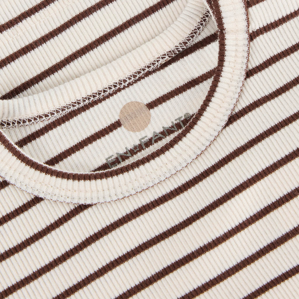 En Fant HW26 T-shirt LS Rib Stripe