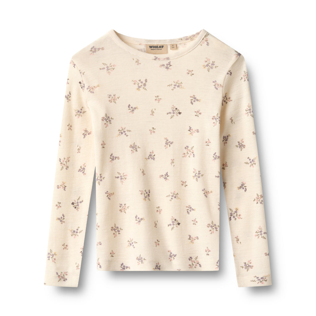 Wheat Wool T-Shirt Langarmshirt Alfie