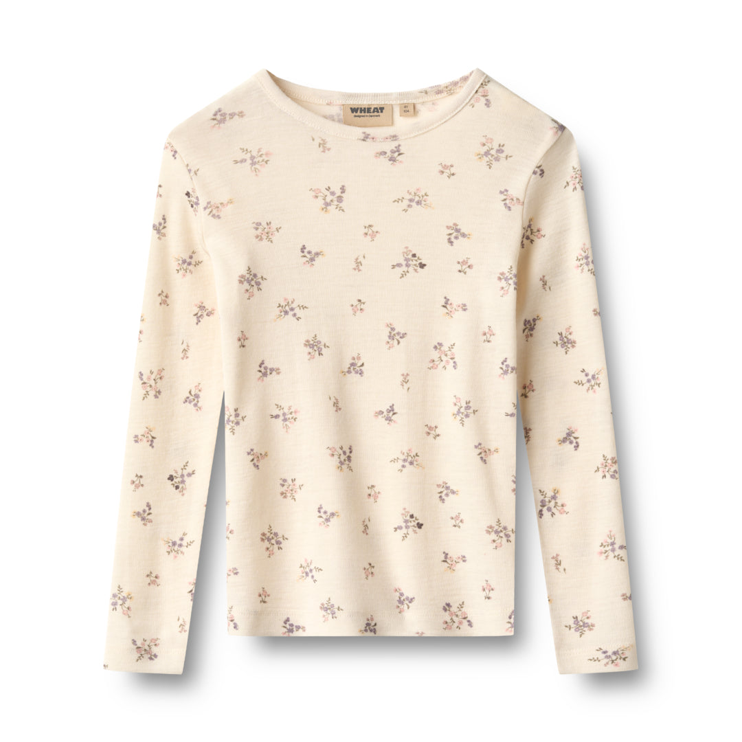 Wheat Wool T-Shirt Langarmshirt Alfie