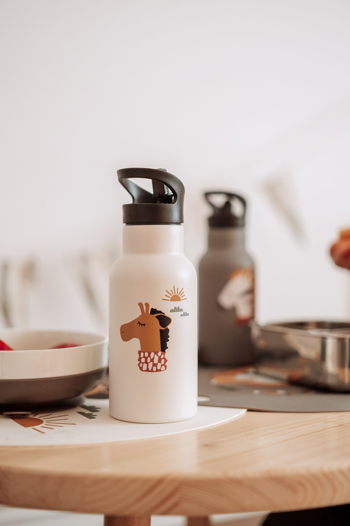 Kikadu Trinkflasche Giraffe Natur