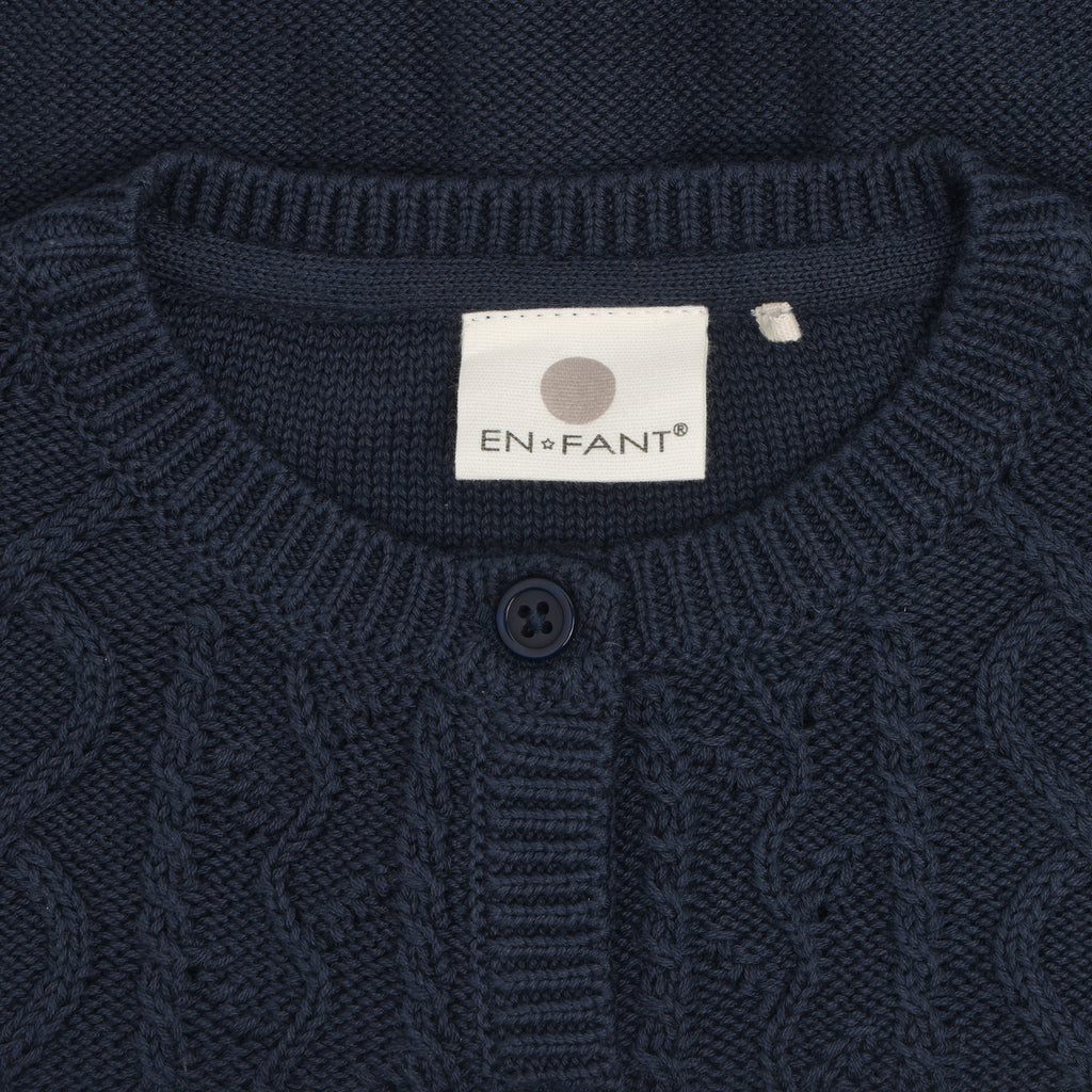 En Fant Cardigan Knit