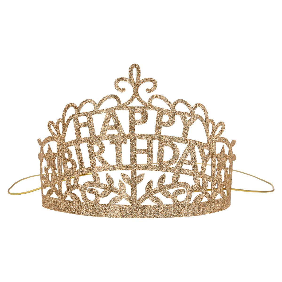 Meri Meri Diademe Happy Birthday (8 Stück)
