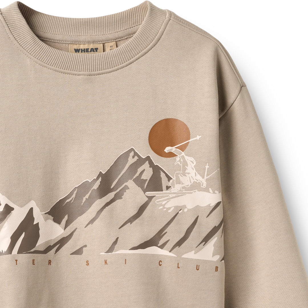 Wheat Sweatshirt L/S Ellis Print