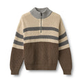 Wheat Half zip Jumper L/S Simo Strickpulli