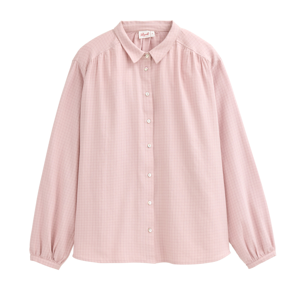 People Wear Organic Flanell Langarm-Bluse