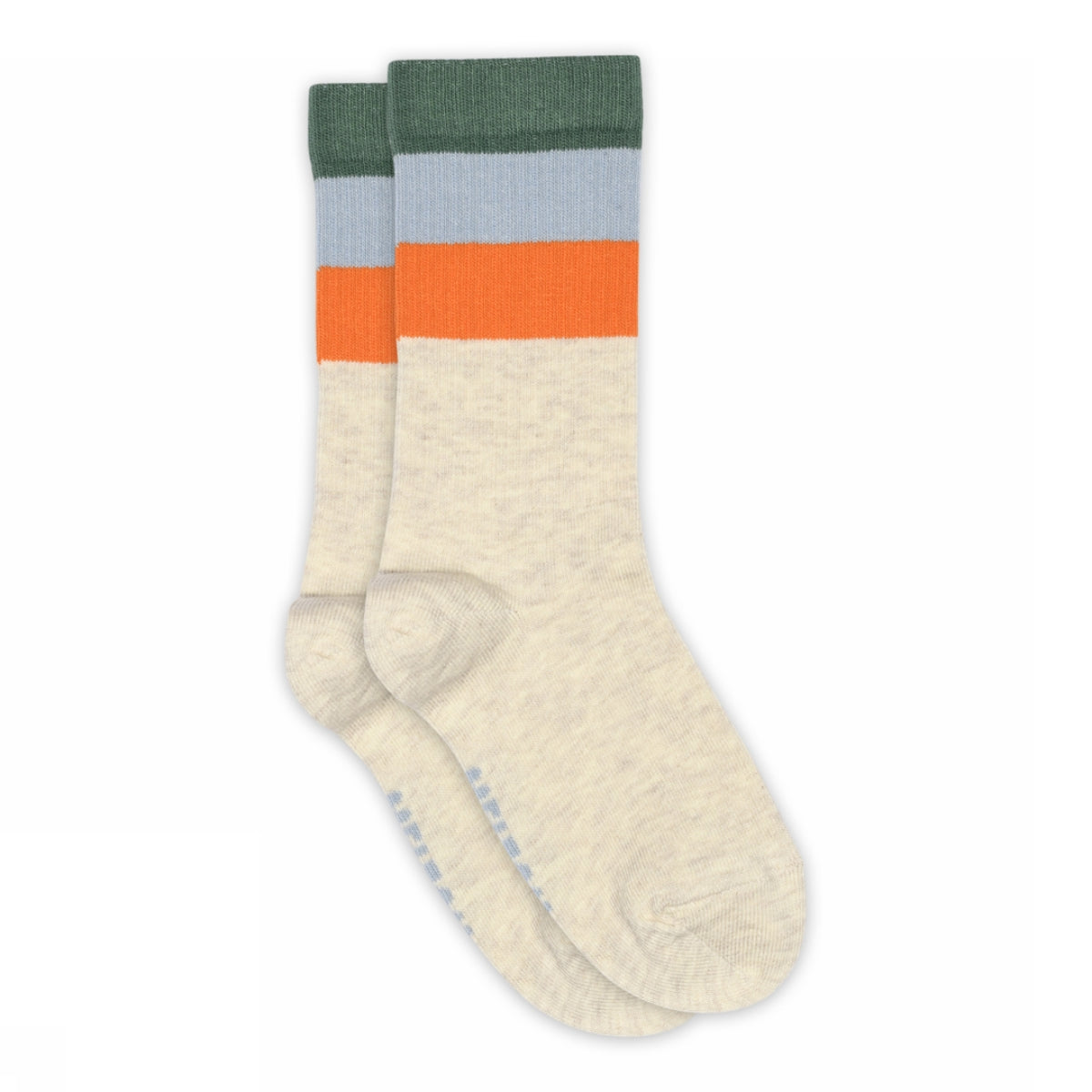 Melton Socken mit breiten Streifen