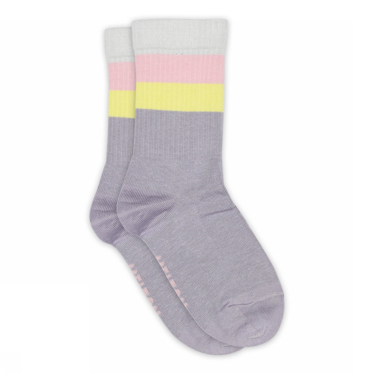 Melton Socken mit breiten Streifen