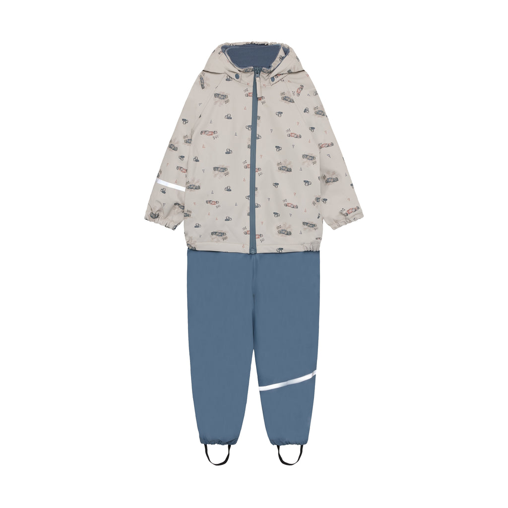 CeLaVi HW26 Rainwear Set - AOP, w. fleece