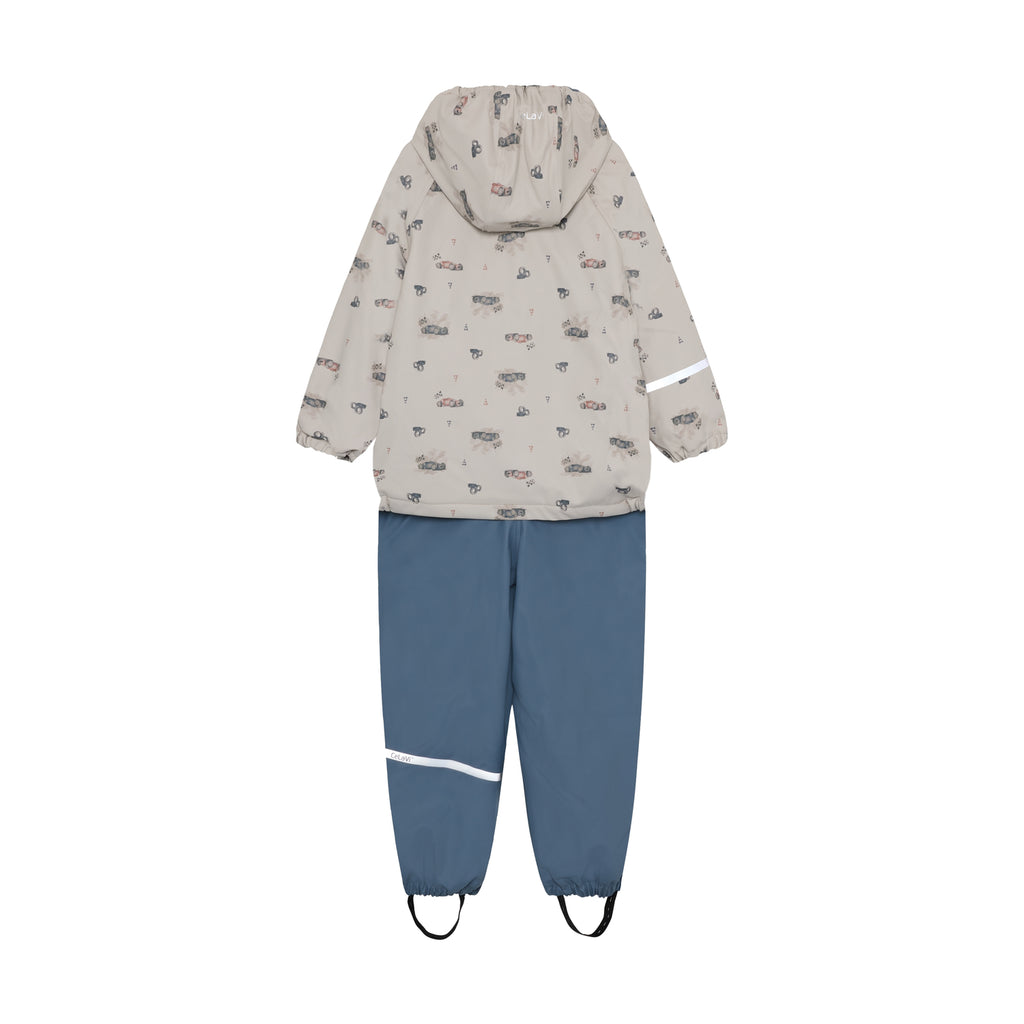 CeLaVi HW26 Rainwear Set - AOP, w. fleece