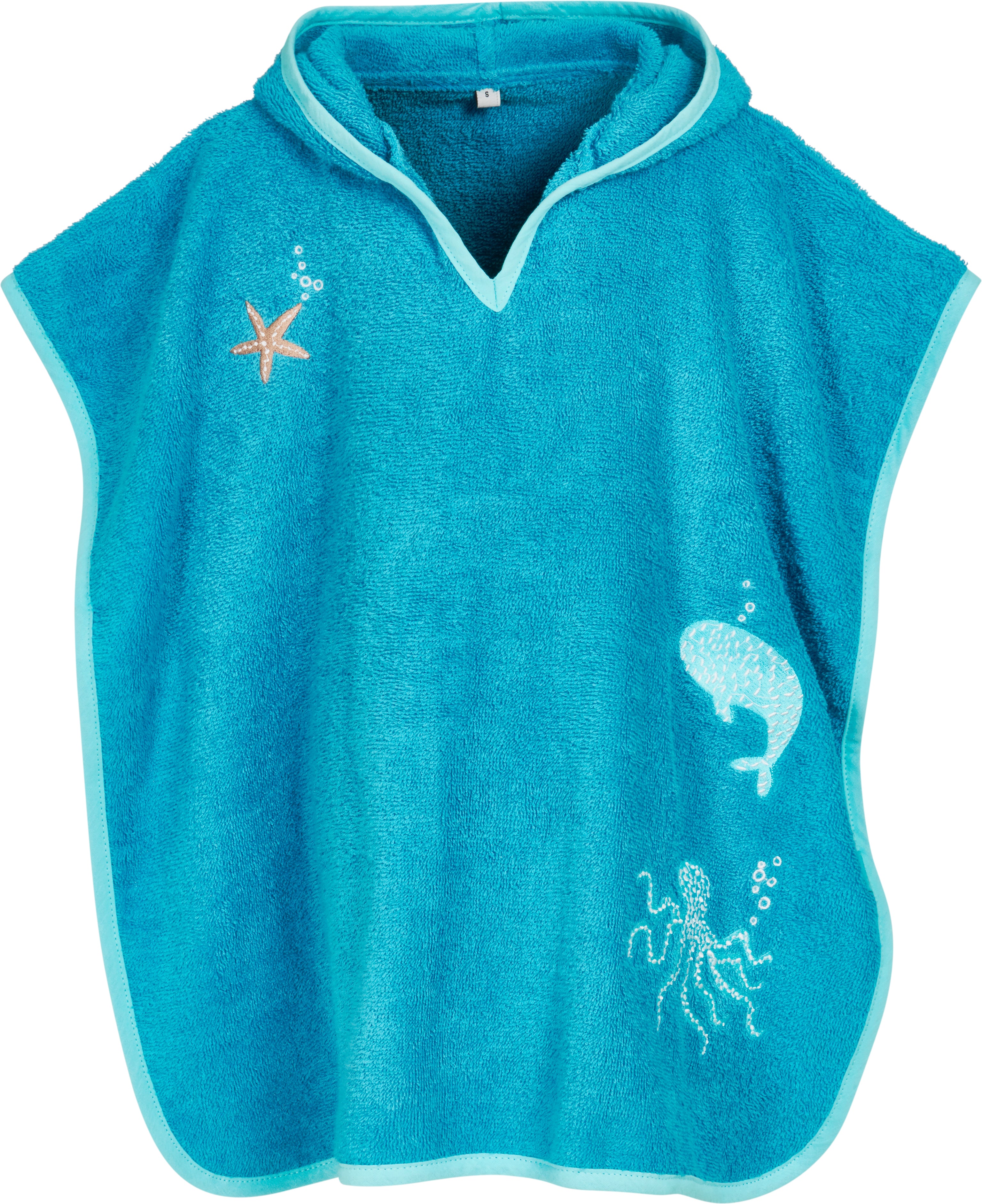 Playshoes Frottee-Poncho Meerestiere
