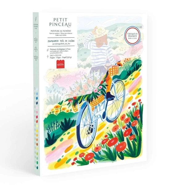 La Petite Épicerie Malen nach Zahlen Set - Radtour am Meer