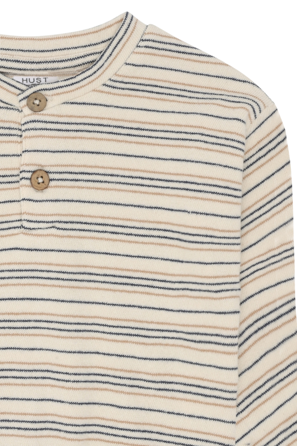 Hust and Claire HCSigurt Fine striped knit Langarmshirt