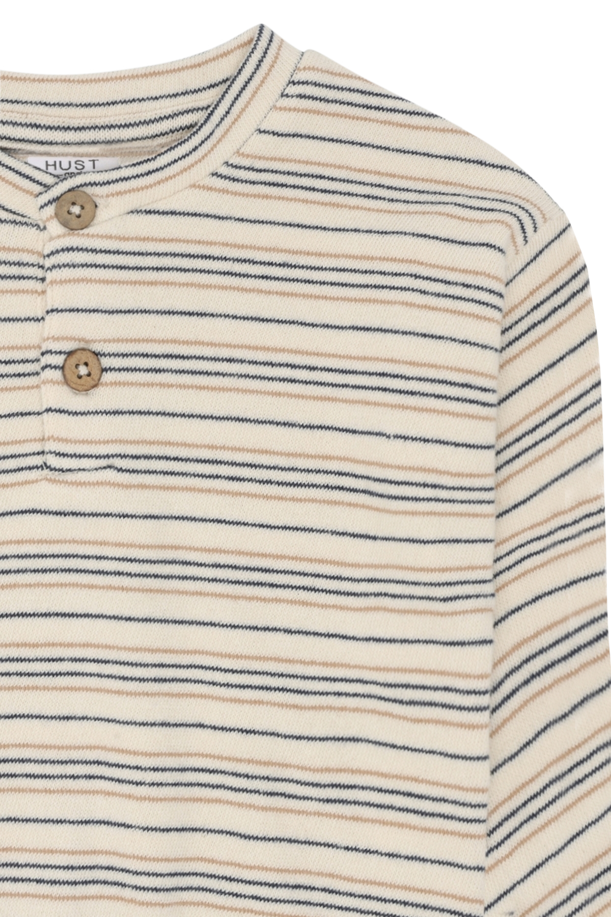 Hust and Claire HCSigurt Fine striped knit Langarmshirt