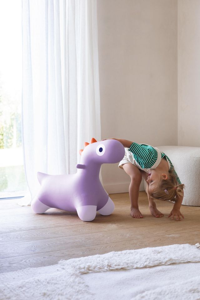 Quut Hüpfball Hoppi - Dino - Lavender